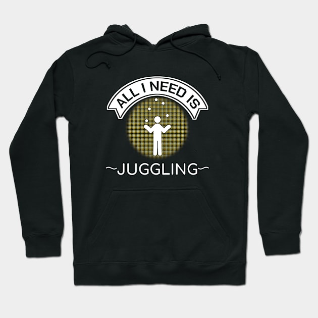 Juggling Juggler Circus Artist Hooping Poi Gift Hoodie by bigD